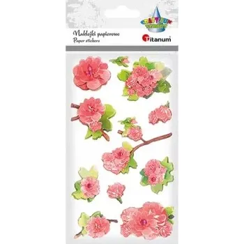 samolepka Titanum: 3D Samolepky květiny