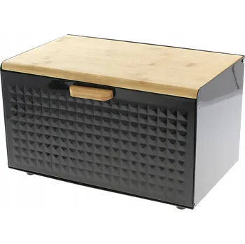 chlebník Chlebník Tadar s prkénkem, černá ocel