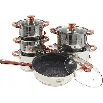 Hrnec Sada hrnců Rossner Austria 30 l nerezová ocel 12 dílů
