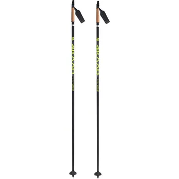 Běžkařská hole 4KAAD CODE 600 JR bk/yell BIATHLON strap Barva: Černá, Velikost: 115