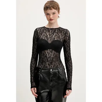 Pánské tričko Tričko HUGO Dulietta 50554252 černá 99X, vel. S