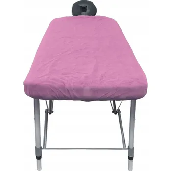 Prostěradlo Prostěradlo na jedno použití na lehátko z flizelíny růžové 10 ks