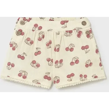 Chlapecké kraťasy Dětské bavlněné šortky Mayoral 1202.4G.Baby.PPY2 béžová 08X, vel. 98