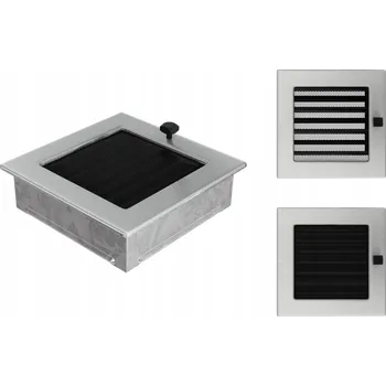 Větrací mřížka Potažená výstupní mřížka Šedé Kratki