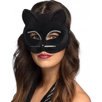 Godan Maska půlka kočičí hlavy černá