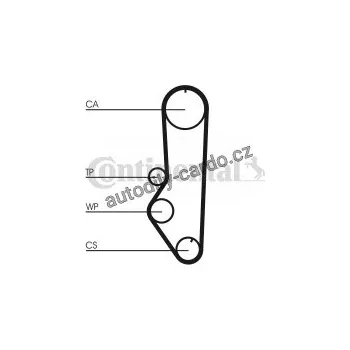 Rozvod motoru Sada rozvodového řemene CONTINENTAL CTAM CT690K1