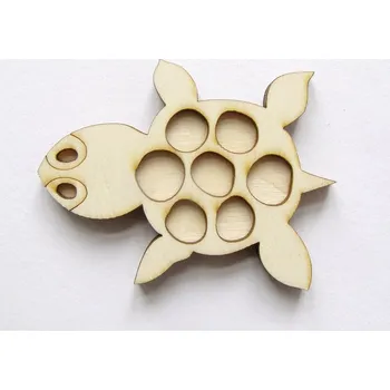 Razítko z překližky - želvička - 7 cm