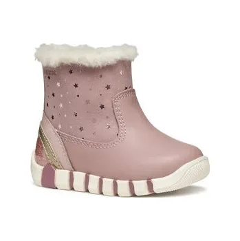 Dámské kozačky Kozačky Geox B Iupidoo B5658A 0DHBC C8A2U Růžová 26