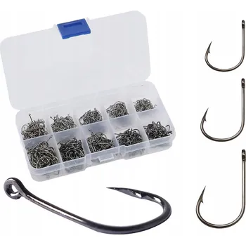 Rybářský háček HÁČKY Háčky RYBÁŘSKÉ PŘÍSLUŠENSTVÍ NA RYBY Trojháčky Velká SADA mix