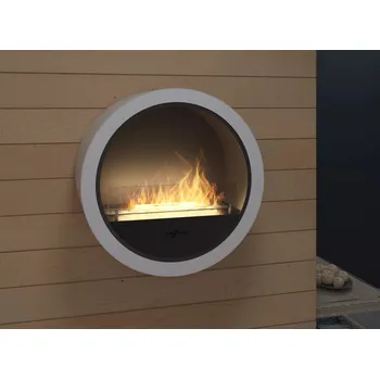 Biokrb Závěsný biokrb InFire 70 x 70 x 35 cm bílý