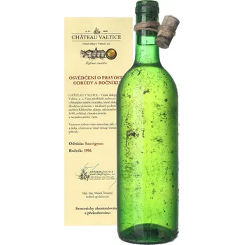 Archivní víno&nbsp;1996&nbsp;Château Valtice Sauvignon&nbsp;0,75 l
