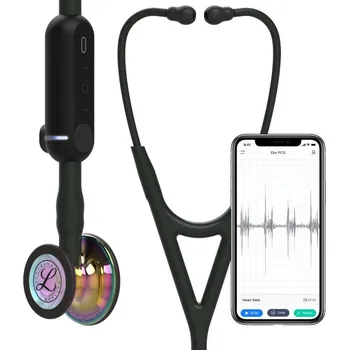 Stetoskop 3M Fonendoskop Littmann CORE Digital - duhová edice + Zdarma - Pouzdro na fonendoskop Cardiopod II