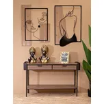 Designová konzole Ekewaka 120 cm hnědá