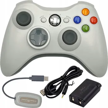 Froggiex Wireless XBOX 360 Controller, bílý (PRCX360PCWLSSW)
