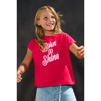 Chlapecké tričko Dětské bavlněné tričko Mayoral 6010.8G.Junior.PPY2 růžová 42X, vel. 152