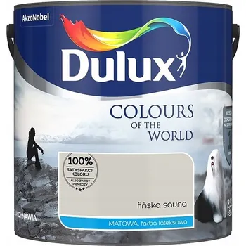 barva na zeď Dulux latexová Barva na zeď 5 l finská sauna matná