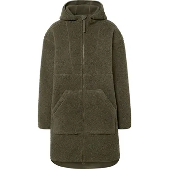 Dámský kabát 724508 - Tchibo - Plyšový kabát oversized - pro ženy - vel. M 40/42 - barva: zelená