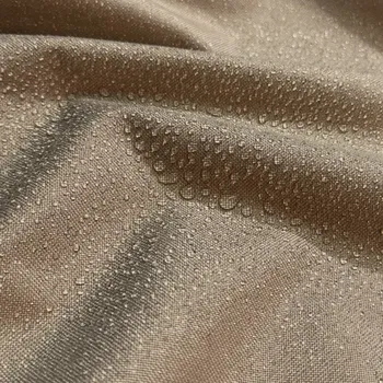 Vodoodpudivá látka Oxford s PU zátěrem, 200 g/m², šíře 160 cm, cappuccino