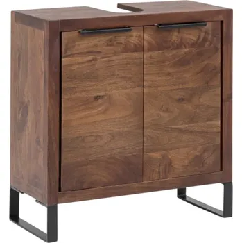 Koupelnový nábytek Skříňka pod umyvadlo masiv Zurich tmavá akácie