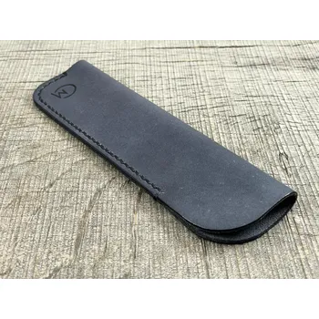 Ručně vyrobené kožené pouzdro na pero - Navy Blue Typ pouzdra: Pouzdro na pero - (Brilliance, Elegant, Linear, Burly)