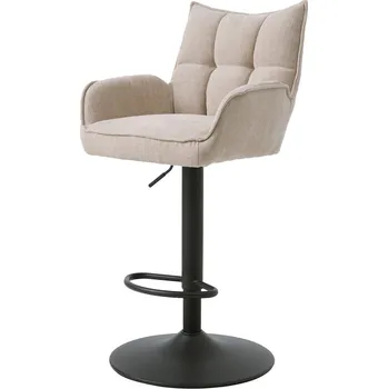 Barová židle Krémové barové židle s nastavitelnou výškou v sadě 2 ks Marilla – Unique Furniture ID_1753018