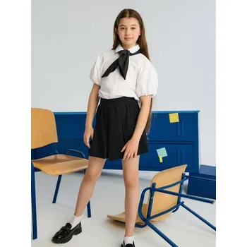 Dívčí košile Sinsay - Košile s&nbsp;balonovými rukávy - bílá - 695EI-00X - 695EI-00X-152