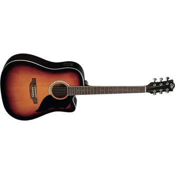 Akustická kytara EKO Ranger CW EQ Brown Sunburst