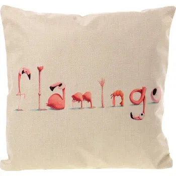 Povlak na polštářek Lněný povlak na polštář Flamingo Širina: 40 cm | Duljina: 40 cm