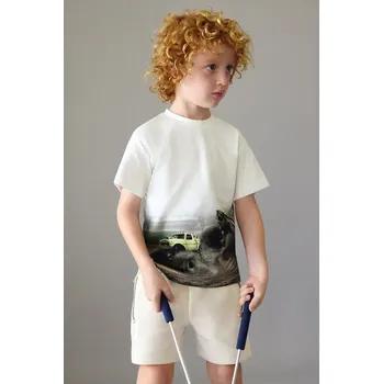 Chlapecké kraťasy Dětské kraťasy Mayoral 3209.5G.Mini.PPY2 béžová 12X, vel. 104