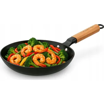 Pánev Litinová pánev smaltovaná na indukci těžká a ROBUSTNÍ Starke Pro Hanoi 24 cm