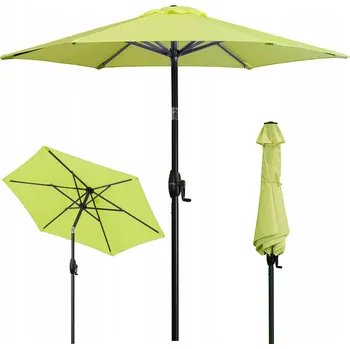 Stínicí technika Klasický slunečník Doppler zelený 180 x 0 cm