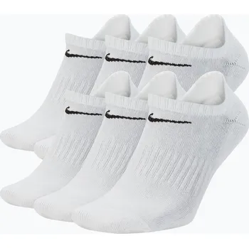 Ponožky Nike Everyday Cushioned No-Show 6 párů white/black
