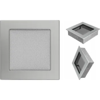 Větrací mřížka Potažená výstupní mřížka Šedé Kratki