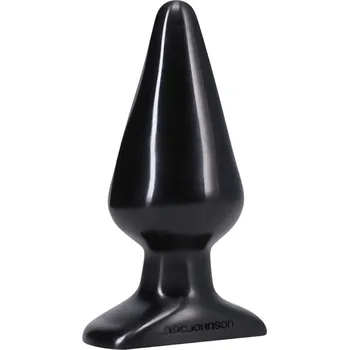 Dildo Klasický černý anální kolík - velký (14,5 cm)
