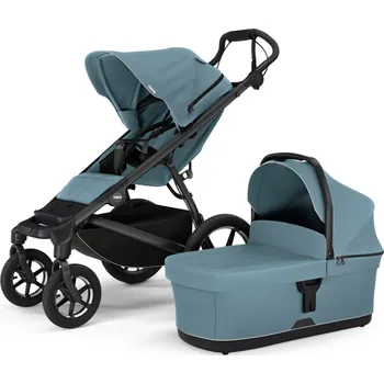 Kočárek Akční set Thule Urban Glide 4-wheel magnetická přezka Mid blue + hluboká korba mid blue Autorizovaný prodejce