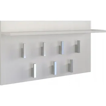 Věšák Šatní ramínko laminovaná deska, TopEshop bílý