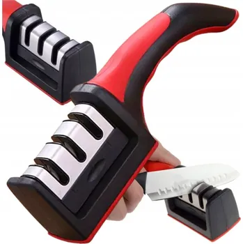 Brousek pro kuchyňské nože Minexo třífázový, ruční, 3-krokový