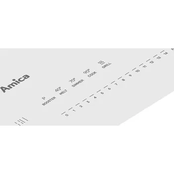 Varná deska Indukční varná deska Amica bílá sklo 4 plotýnky 7,40 kW