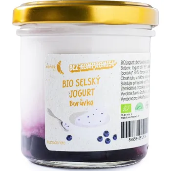 Rohlik.cz BIO Selský jogurt borůvka