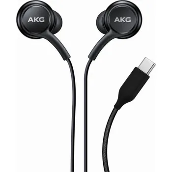 Handsfree Originální sluchátka EO-IC100BBE s USB-C (Type-C) konektorem černá