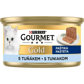 Krmivo pro kočku Gourmet Gold konzerva pro kočky tuňák paštika
