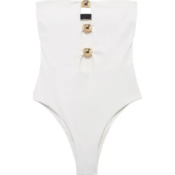 Body Best Fashion Dámské přiléhavé body s odhalenými rameny Velikost: XS, Barva (Varianta): Krémová