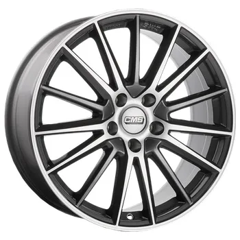 Auto-moto Alu kola CMS C23, 18x8 5x112 ET48, černá lesklá + leštění