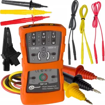 IP kamera Sonel WMGBTKF13 TKF-13 tester pořadí fází a směru otáčení motoru