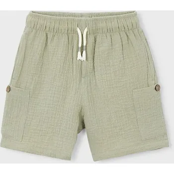 Dětské bavlněné šortky Mayoral 3212.5H.Mini.PPY2 zelená 91X, vel. 92