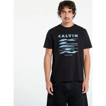 Pánské tričko Tričko Calvin Klein Jeans SS Graphic Tee Black XL
