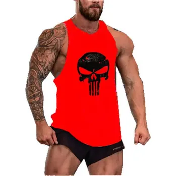 Pánské tričko Best Fashion Pánský sportovní tílkový top na cvičení Velikost: M, Barva (Varianta): 17