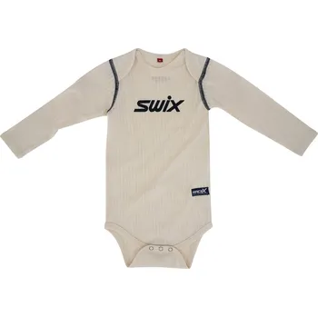Chlapecké spodní prádlo Babybody Swix RaceX Merino Baby Body velikost - textil 56/62