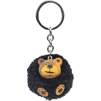 2Kids Toys Dřevěná klíčenka pompon Medvěd
