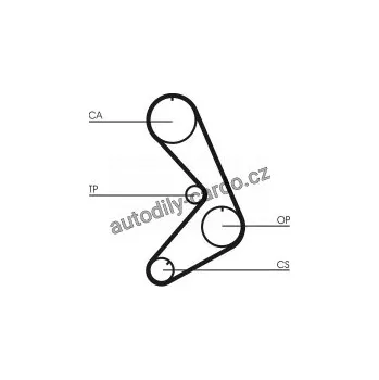 Rozvod motoru Sada rozvodového řemene CONTINENTAL CTAM CT749K1